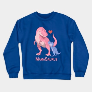 Mamasaurus Mommy & Baby Boy T-Rex Dinosaurs Crewneck Sweatshirt